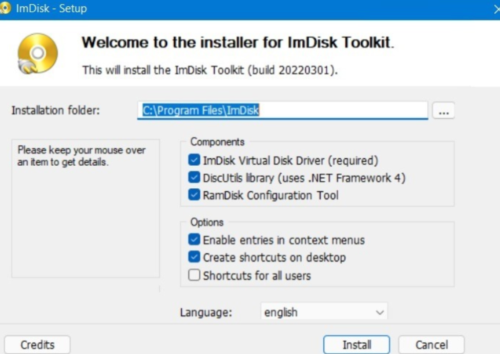 imdisk || imdisk toolkit